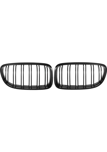 Araba Grille Grill Front Böbrek Parlak 2 Hat Çift Çift Bmw 3 Serisi E90 E91 2009 2010 2011 Araba Stilini (Yurt Dışından)