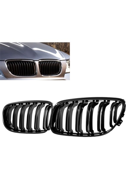 Araba Grille Grill Front Böbrek Parlak 2 Hat Çift Çift Bmw 3 Serisi E90 E91 2009 2010 2011 Araba Stilini (Yurt Dışından) modelleri