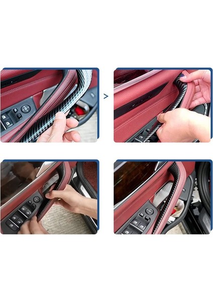 2pcs Bmw 5 Serisi 2018-2023 525I 528I Sürücü ve Yolcu Yan Kapı Kapağı Kapağı (Yurt Dışından) fırsatları