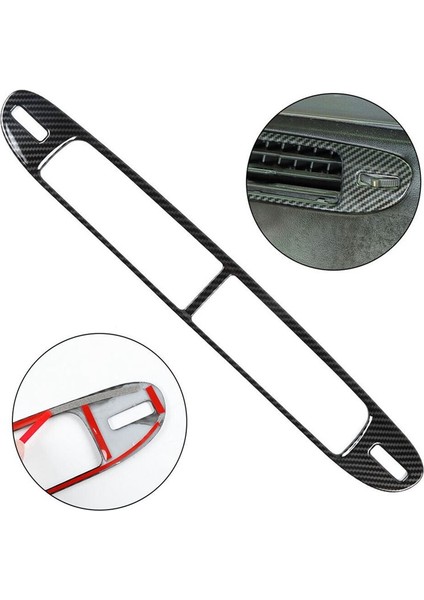 Araç Karbon Fiber Merkez Konsol Hava Havalandırma Paneli Çerçeve Kapak Camaro Için Camaro 2010-2015 (Yurt Dışından) modelleri