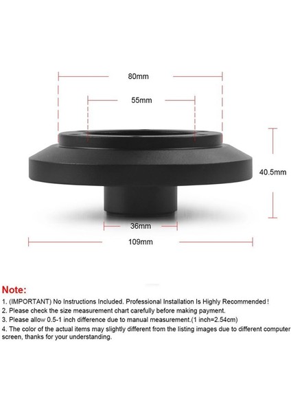 SRK-180H Araba Direksiyon Simidi Kısa Tekerlek Hub Konektörü Taban Direksiyon Simidi Adaptörü Audi Vw Jetta Golf Porsche (Yurt Dışından) modelleri