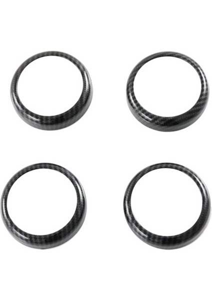 Araba Dört Kapılı Tweeter Karbon Fiber Desen Dış Dekorasyon Çıkartması Byd Için 4 Pcs 3 2021-2023 (Yurt Dışından)