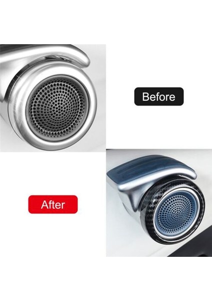 Araba Dört Kapılı Tweeter Karbon Fiber Desen Dış Dekorasyon Çıkartması Byd Için 4 Pcs 3 2021-2023 (Yurt Dışından) fiyatları