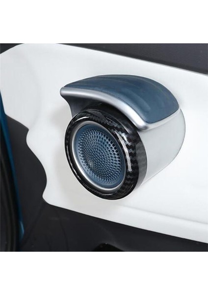 Araba Dört Kapılı Tweeter Karbon Fiber Desen Dış Dekorasyon Çıkartması Byd Için 4 Pcs 3 2021-2023 (Yurt Dışından) modelleri