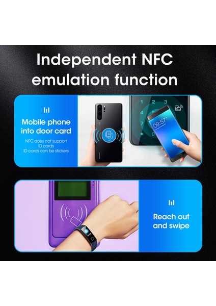 X100 Rfıd Nfc Akıllı Kart Okuyucu Yazarı+5 x T5577 Anahtarlık Rfıd Çoğaltıcı Kimlik Ic Kart Programcı Şifreli Anahtar Fotokopi Makyası (Yurt Dışından) fırsatları