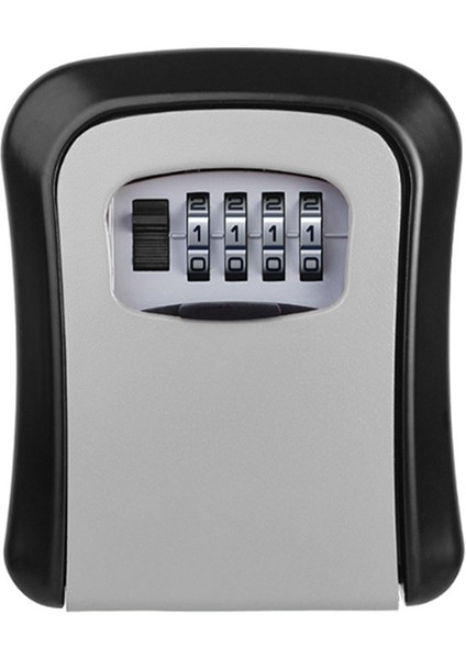 Duvar Montaj Anahtar Kilit Kutusu 4 Sayı Parola Kodu Güvenlik Kilidi Ev Ofis Anahtarı Güvenli Gizli Saklama Kutusu Organizatör (Yurt Dışından)