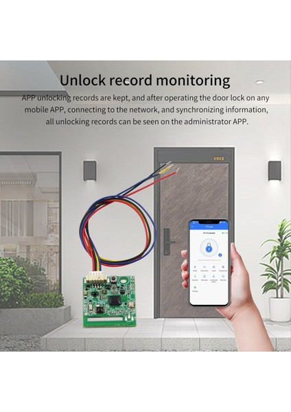 Ttlock Bluetooth 5 0 Kapı Kilit Anahtarı Kilit Açma Modülü Uygulama Kontrolü G2 Ağ Geçidi ile Akıllı Ana Anahtar Modülü (Yurt Dışından) modelleri