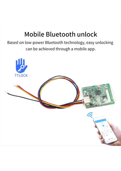 Ttlock Bluetooth 5 0 Kapı Kilit Anahtarı Kilit Açma Modülü Uygulama Kontrolü G2 Ağ Geçidi ile Akıllı Ana Anahtar Modülü (Yurt Dışından) fırsatları