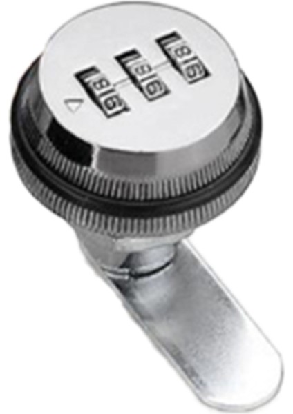 3 Haneli Kombinasyon Cam Kilit 30MM Anahtarsız Parola Kilit Posta Kutusu Dolabı Mekanik Kilitler Posta Kutusu Dolap Kapısı A (Yurt Dışından)