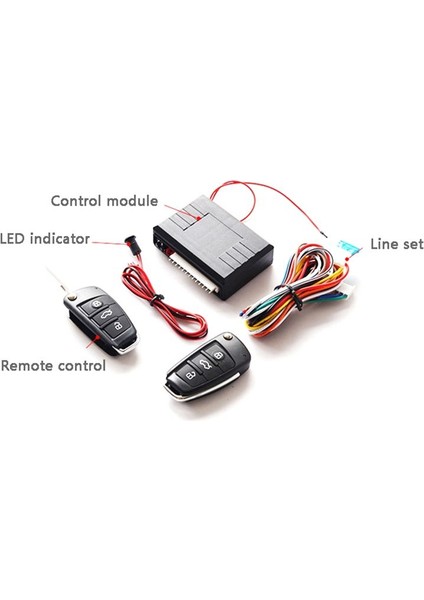 Araç Anahtarsız Giriş Merkezi Kapı Kilit Kiti Araç Anahtarsız Uygulama Uzaktan Kumanda Giriş Sistemi Araç Alarm Sistemi (Yurt Dışından) modelleri