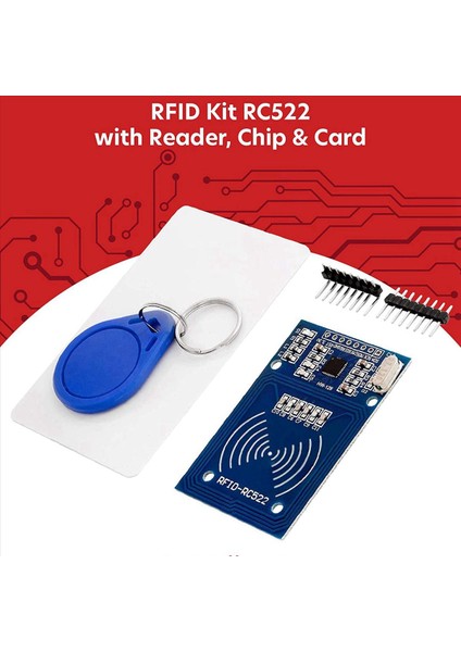 Arduino ve Raspberry Pi Için Uyumlu 10X Rfıd Kiti RC522 13 56 Mhz Spı ile Uyumlu (Yurt Dışından) modelleri