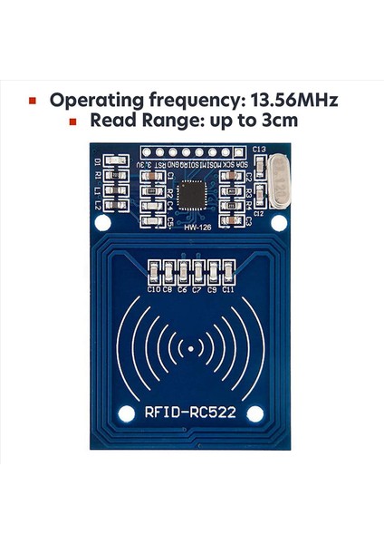 Arduino ve Raspberry Pi Için Uyumlu 10X Rfıd Kiti RC522 13 56 Mhz Spı ile Uyumlu (Yurt Dışından) fırsatları