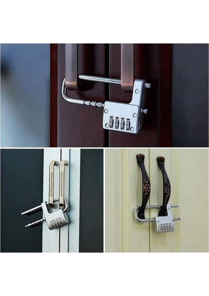 Dolap Kilidi Kombinasyon Ama Kilit Paslanmaz Çelik Salon Locker Lock Kodu Okul Için Uzun Ayarlanabilir Kilidi Kilidi Spor Salonu Gümüş (Yurt Dışından) fırsatları