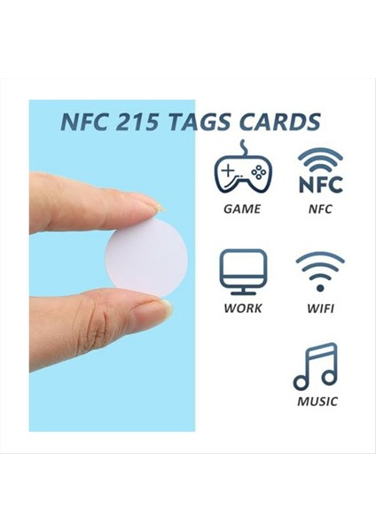 55PCS Nfc Etiketler 215 Boş Beyaz Kart Çıkartma Madeni Para Kart Yapıştırıcı Destek Etkin Cep Telefonu (Yurt Dışından) fiyatları