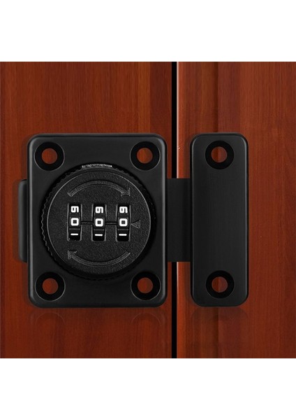 Mekanik Anahtarsız Kabin Kilidi Döner Çekmece Kilit Kombinasyon Kilidi Kombinasyon Kablosu Dosya Kabini Kilidi (Siyah) (Yurt Dışından) fırsatları