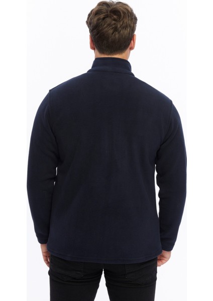 Erkek Polar Ceket Tam Fermuarlı 3 Cepli Lacivert fiyatları