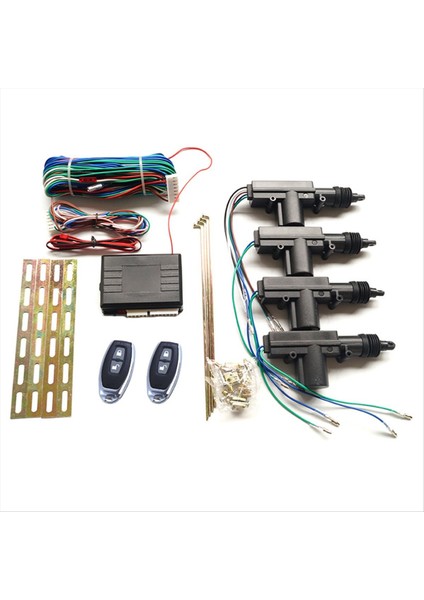 4 Door Için Power Merkezi Kilitleme Sistemi Uzaktan Kumanda Dönüşümlü Evrensel Anahtarsız Giriş Araç Kiti (Yurt Dışından)