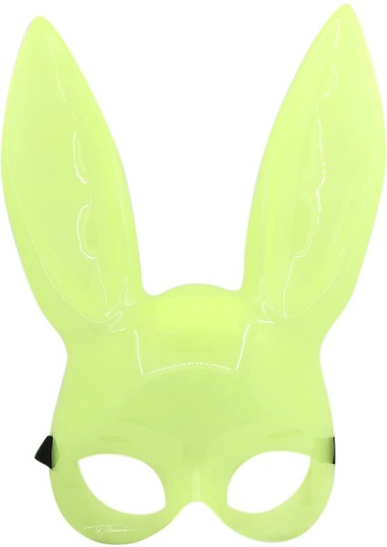 Karanlıkta Parlayan Fosforlu Tavşan Maskesi – Glow Bunny Masquerade Maske (32X22 Cm) fırsatları