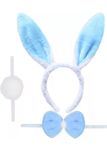 Tavşan Kostüm Seti Taç Papyon Ponpon Kuyruk fiyatları