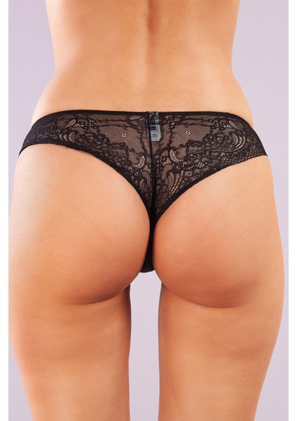 Golshan Gala String, Kadın Dantelli Siyah Külot fiyatları