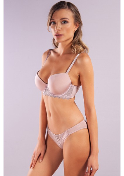 Golshan Garland Slip, Kadın Güpürlü Açık Pembe Külot modelleri