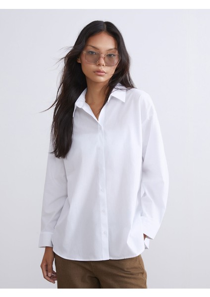 Yeni Sezon Poplin Kadın Gömlek Tunik modelleri