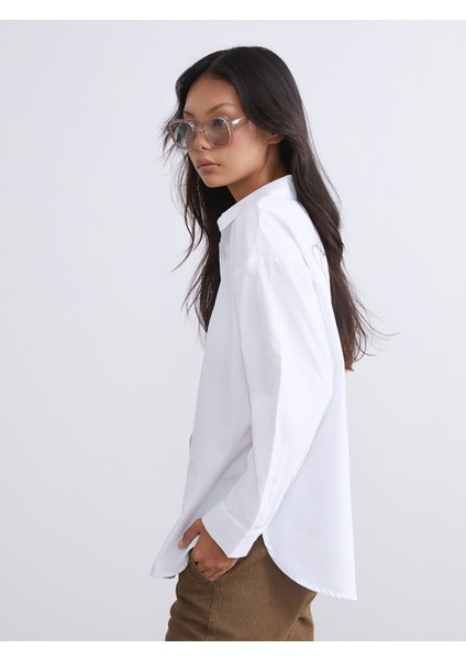 Yeni Sezon Poplin Kadın Gömlek Tunik