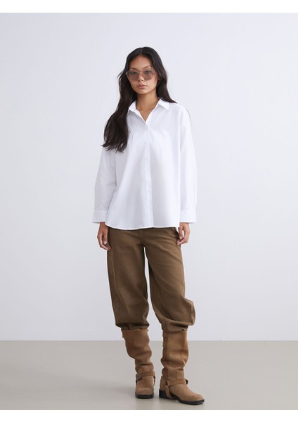 Yeni Sezon Poplin Kadın Gömlek Tunik fiyatları