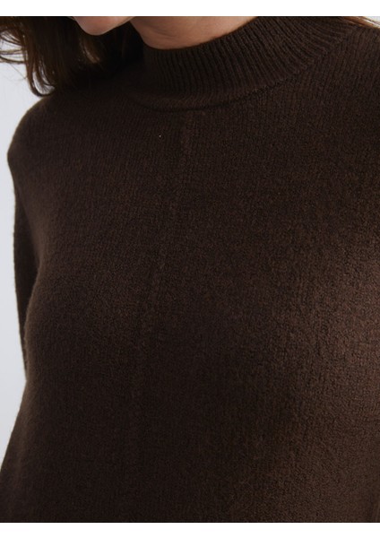 Yeni Sezon Bisiklet Yaka Triko Elbise modelleri