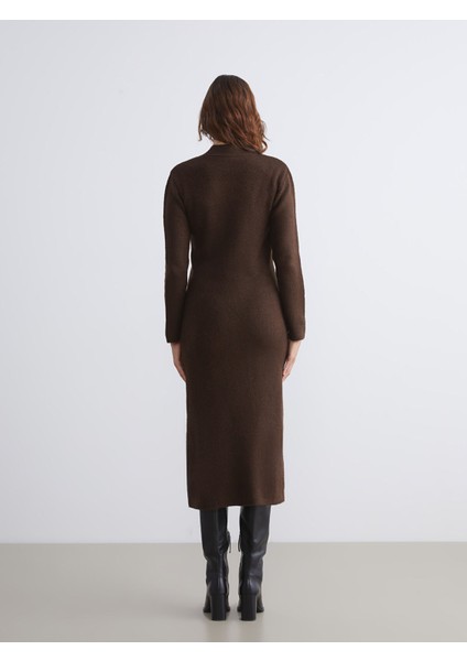 Yeni Sezon Bisiklet Yaka Triko Elbise fırsatları