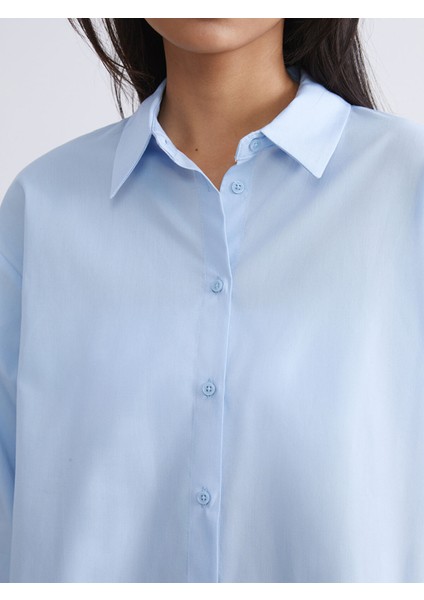 Yeni Sezon Poplin Kadın Gömlek Tunik modelleri