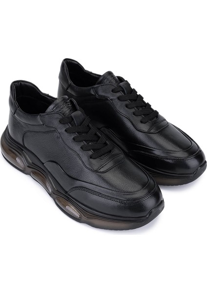Erkek Siyah Deri Sneakers & Spor Ayakkabı 246 1023 Erk Ayk SK25-26 Sıyah Dr fiyatları