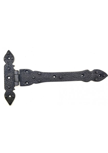 Antika Tarz Dekoratif Pirinç Kuyruklu Lale Menteşe - 147X193 Mm, Oksit