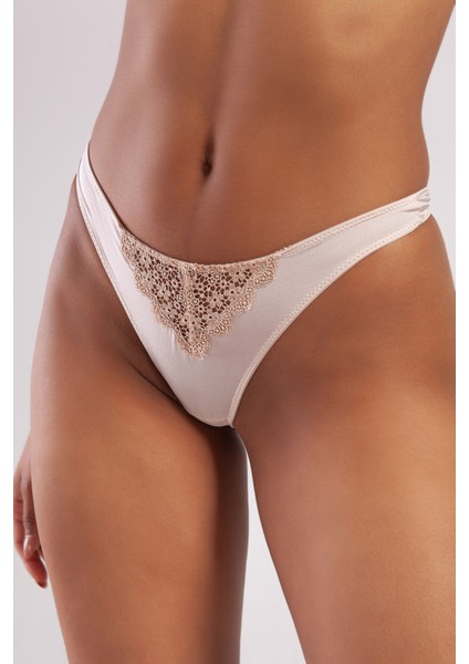 Golshan Garland String, Kadın Güpürlü Ten Külot