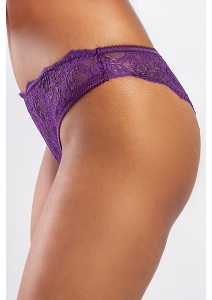 Golshan Gcolors Brazillian Külot, Kadın Dantelli Mor Brezilyan Külot modelleri
