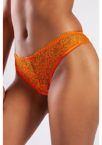 Golshan Gcolors Brazillian Külot, Kadın Dantelli Turuncu Brezilyan Külot modelleri
