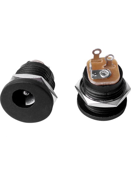 20PCS Dc Güç Kaynağı Jak Soketi Kadın Panel Montaj Konnektörü - 10PCS 5 5x2 1mm &amp 10PCS 18 x 14MM (Yurt Dışından) modelleri