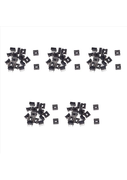 100X 8 Pin 2 54MM Pitch Ic Soketleri Lehim Tipi Adaptör (Yurt Dışından)