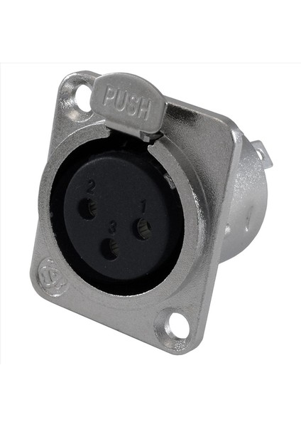 Xlr Dişi Jack 3 Pin - Panel Montaj Jakları D Serisi Boyut Xlr -F - 12 Paket (Yurt Dışından) fırsatları