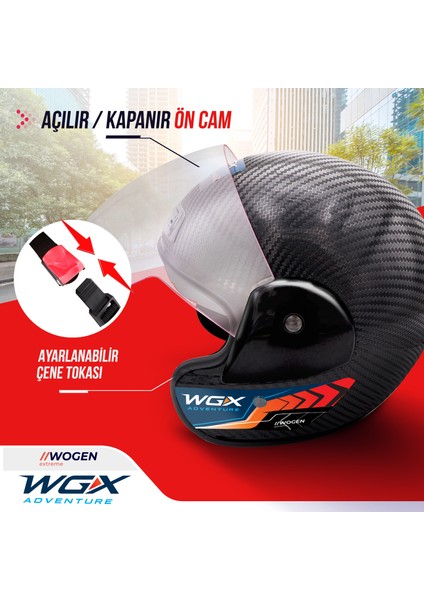 Karbon Yarım Kask Siyah (Xl) fiyatları