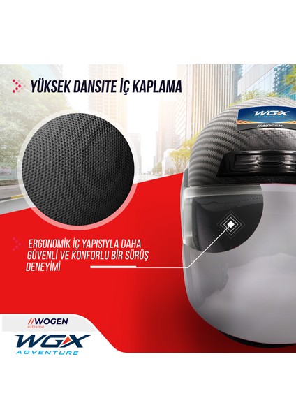 Karbon Yarım Kask Siyah (Xl) indirimleri