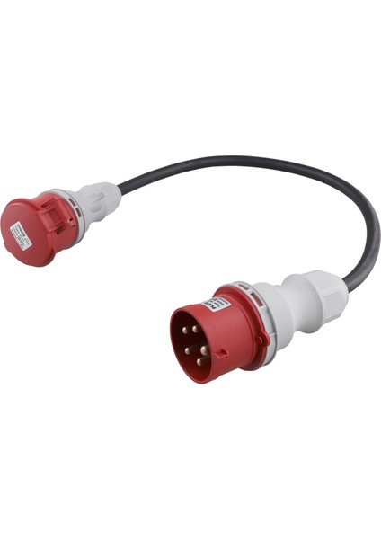 5pin Adaptör Fişi 32A Ila 16A Kuplaj Soketi [3 Fazlı 400V] Hortum Kablosu Akım Adaptör Koruma Sınıfı IP44 (Yurt Dışından)