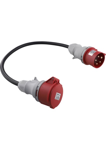5pin Adaptör Fişi 32A Ila 16A Kuplaj Soketi [3 Fazlı 400V] Hortum Kablosu Akım Adaptör Koruma Sınıfı IP44 (Yurt Dışından) modelleri