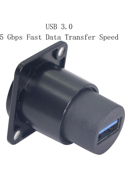 2pcs D Tip Metal Usb3 0 Soket Kadın-Kadın USB 3 0 Konektör D Tipi USB Panel Montaj Lehimsiz Sinyal Bağlayıcı (Yurt Dışından) fiyatları