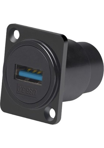 2pcs D Tip Metal Usb3 0 Soket Kadın-Kadın USB 3 0 Konektör D Tipi USB Panel Montaj Lehimsiz Sinyal Bağlayıcı (Yurt Dışından) fırsatları