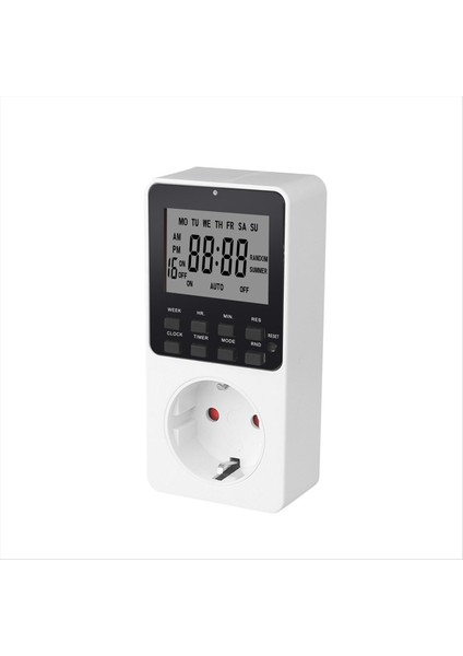 Dijital Zaman Anahtarı Mutfak Zaman Soketi Çıkışı 230V 7 Gün 12/24 Saat Programlanabilir Zamanlama Ab Fişi (Yurt Dışından) modelleri