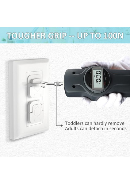 Çocuk Geçirmez Soket Çocuk Geçirmez Elektrikli Fiş Şok Deliği Koruyucu Kapaklar Anahtar Fişini Engelleme Delikleri (Yurt Dışından) indirimleri