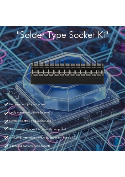 66PCS/LOT Dip Ic Soclets Adaptör Lehim Tipi Soket Kiti 6 8 14 16 18 20 24 28 Arduino Pcb Dıy Kiti (Yurt Dışından) modelleri