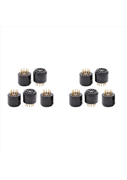 10X 9pin Vakum Tüp Soket 6dj8 12AX7 ECC83 B339 CV492 6L13 12AU7 ECC82 B329 Hıfı Tüp Amp (Yurt Dışından)