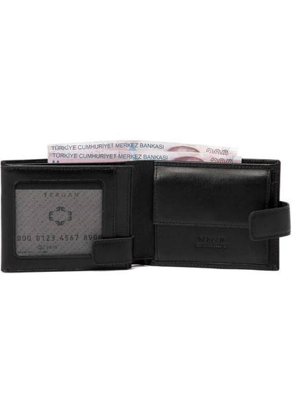 Siyah Hakiki Deri Erkek Cüzdan - S1CE00001638-A97